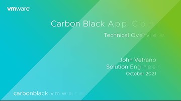 Carbon Black App Control Technical Overview Demo