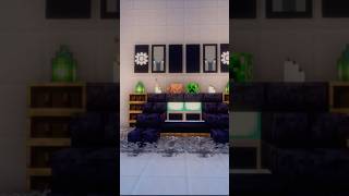 Black bed design ⚫ #minecraft #minecraftideas #minecraftbuilding #youtubeshorts #mctutorial