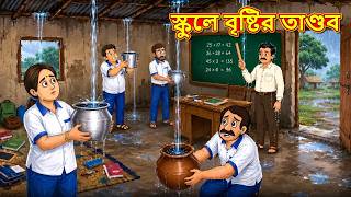 স্কুলে বৃষ্টির তাণ্ডব | New Bengali Golpo | Bengali Stories | Golpo Bengali | Story Bengali