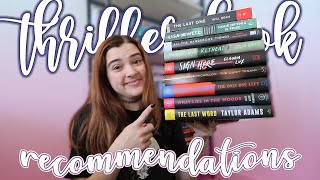 Thriller Book Recommendations 🙌 (part 12)