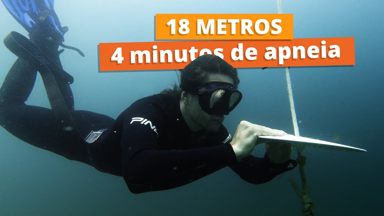 MERGULHO LIVRE em Paraty: 4 minutos em apneia