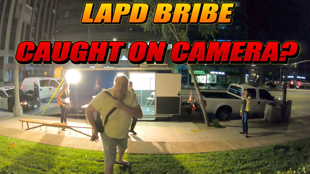 LAPD BRIBE CAUGHT ON CAMERA? DUI CHECKPOINT YouTube