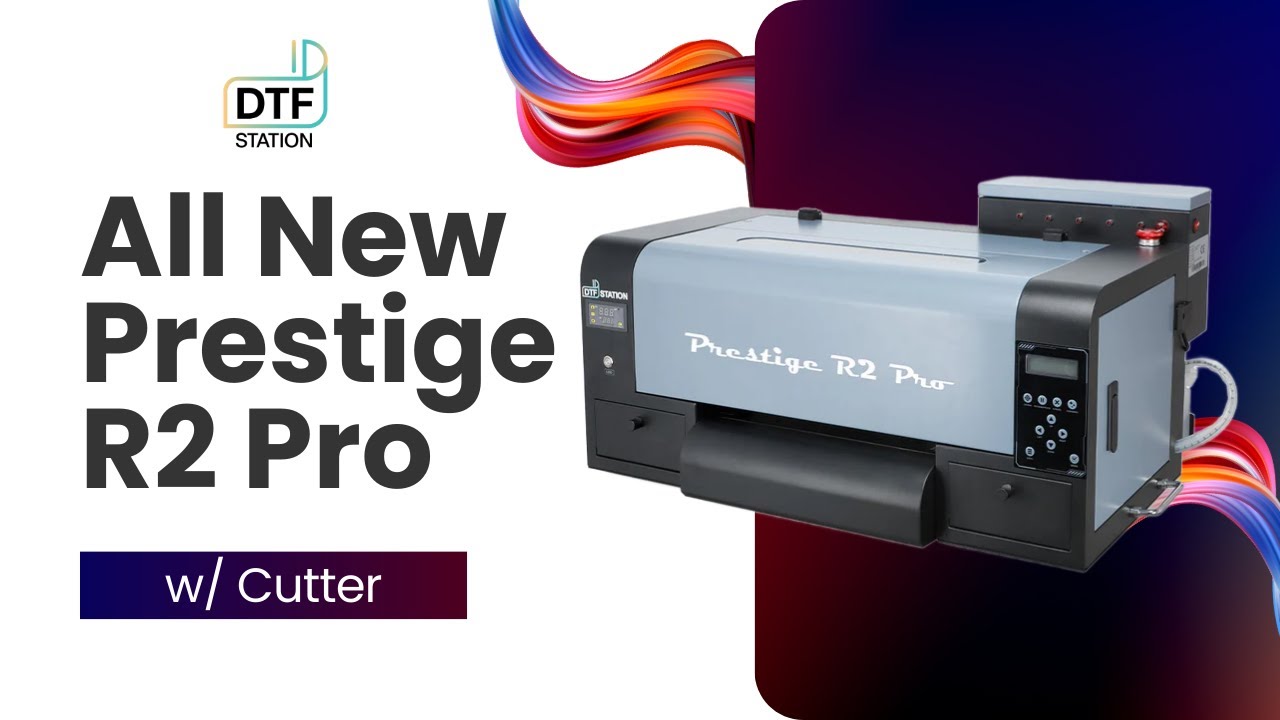Новый встроенный резак Prestige R2 Pro — идеально подходит для листовой печати | DTF Station