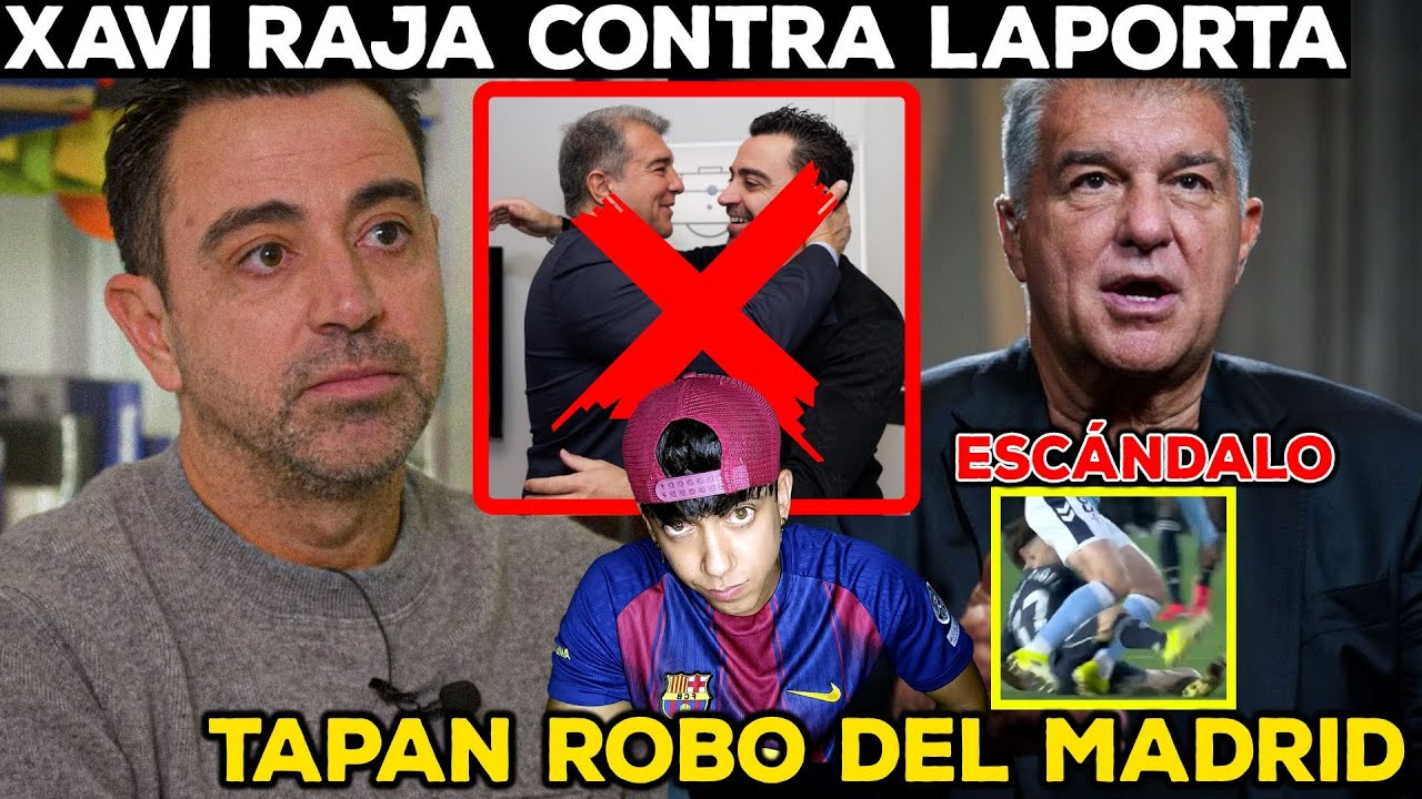 La prensa tapa otro ROBO del MADRID‼️💥 XAVI hace declaraciones muy FUERTES contra LAPORTA🚨