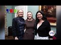 Raina Forbin à une réception organisée par le Consulat général de la République d’Haïti à Boston