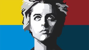 TUTORIAL WPAP COREL DRAW [FACETING+SKINTONE]