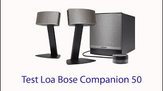 Test Loa Bose Companion 50 tại Saomai Audio