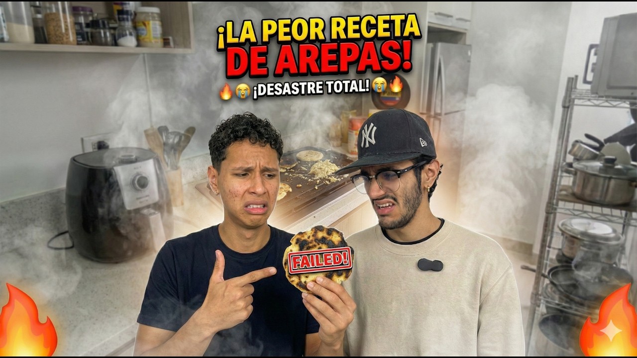 La Peor Receta De Arepas Colombianas (Desastre Total)