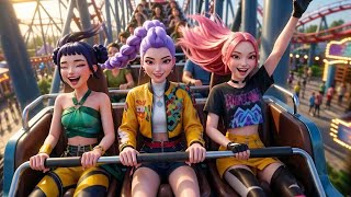 Crazy Roller Coaster Ride 🎢 | Fun Animated Music Video | High Energy Vibes