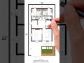 29×60 ft (approx. 1740 sq.ft) #29x60House #1740SqftHome #FloorPlan #HouseDesign