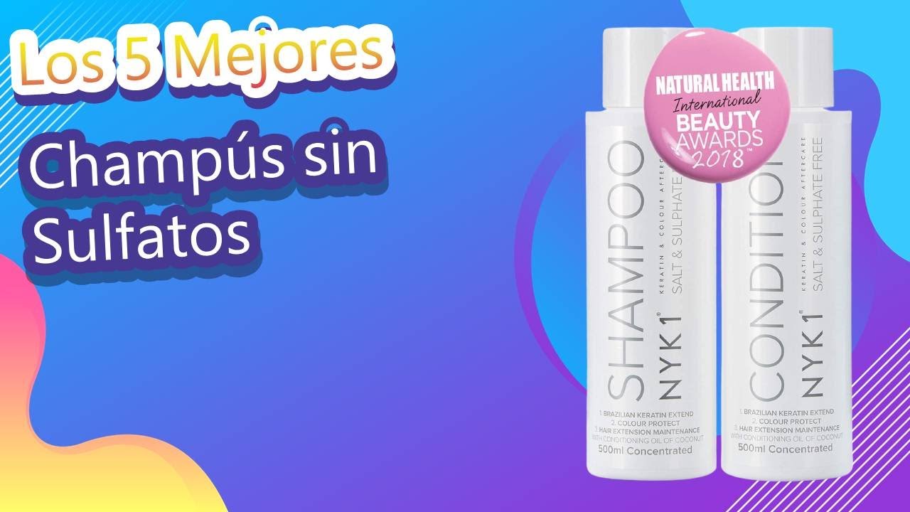 Los 5 Mejores Champús sin Sulfatos