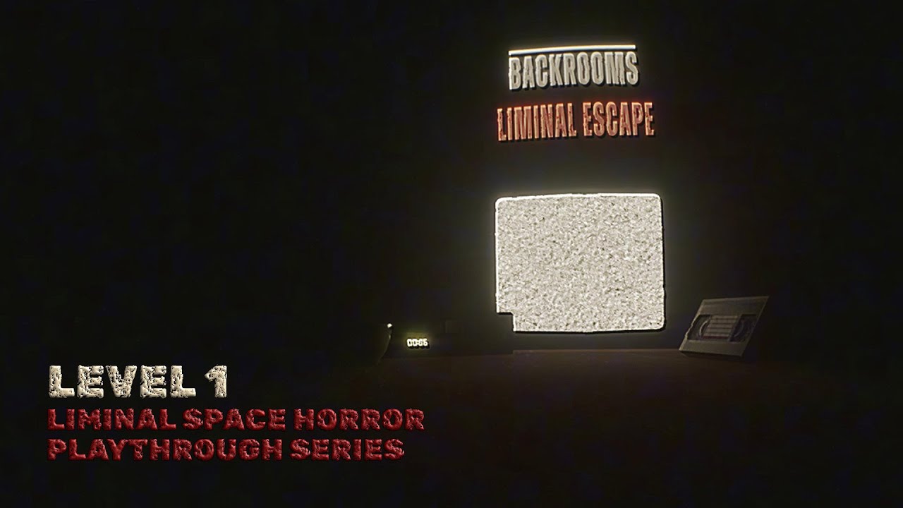 Backrooms Liminal Escape | Level 1 | Full Playthrough with No Commentary | Liminal Space Horror