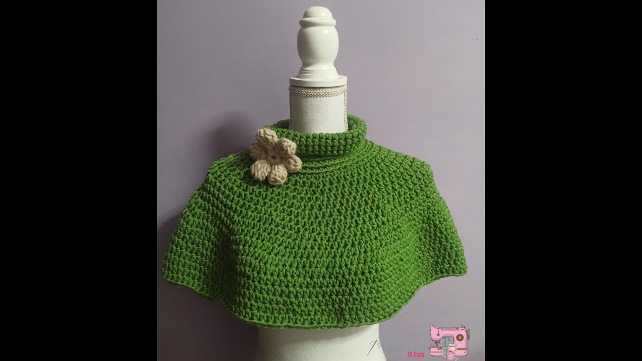 Mantella/Cappa a collo alto🧶