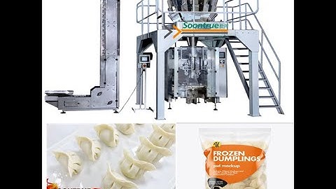 Dumpling wrapping machine | Multihead weigher packing machine