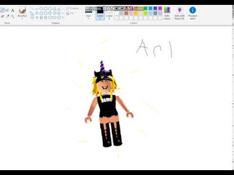 How To Draw Your Own Roblox Avatar On Computer Youtube - how to draw your own roblox character