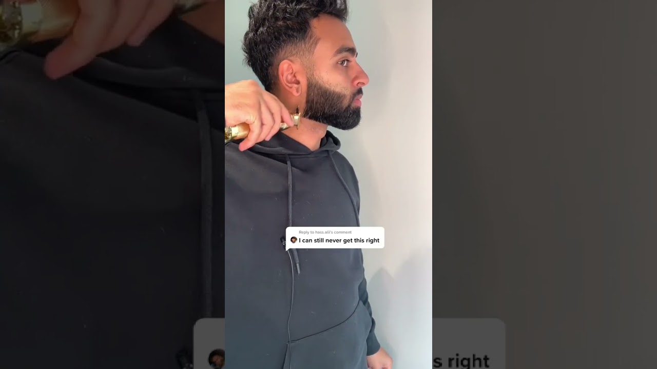 EASY Beard Tutorial - How to Shape Your Earline #shorts #beard