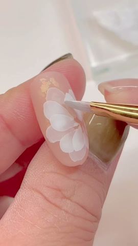 ジェルで作るたらしこみネイル!