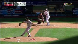 2017 Giants 40217 Madison Bumgarner retires the first 16 batters he faces and strikes out 11 batters