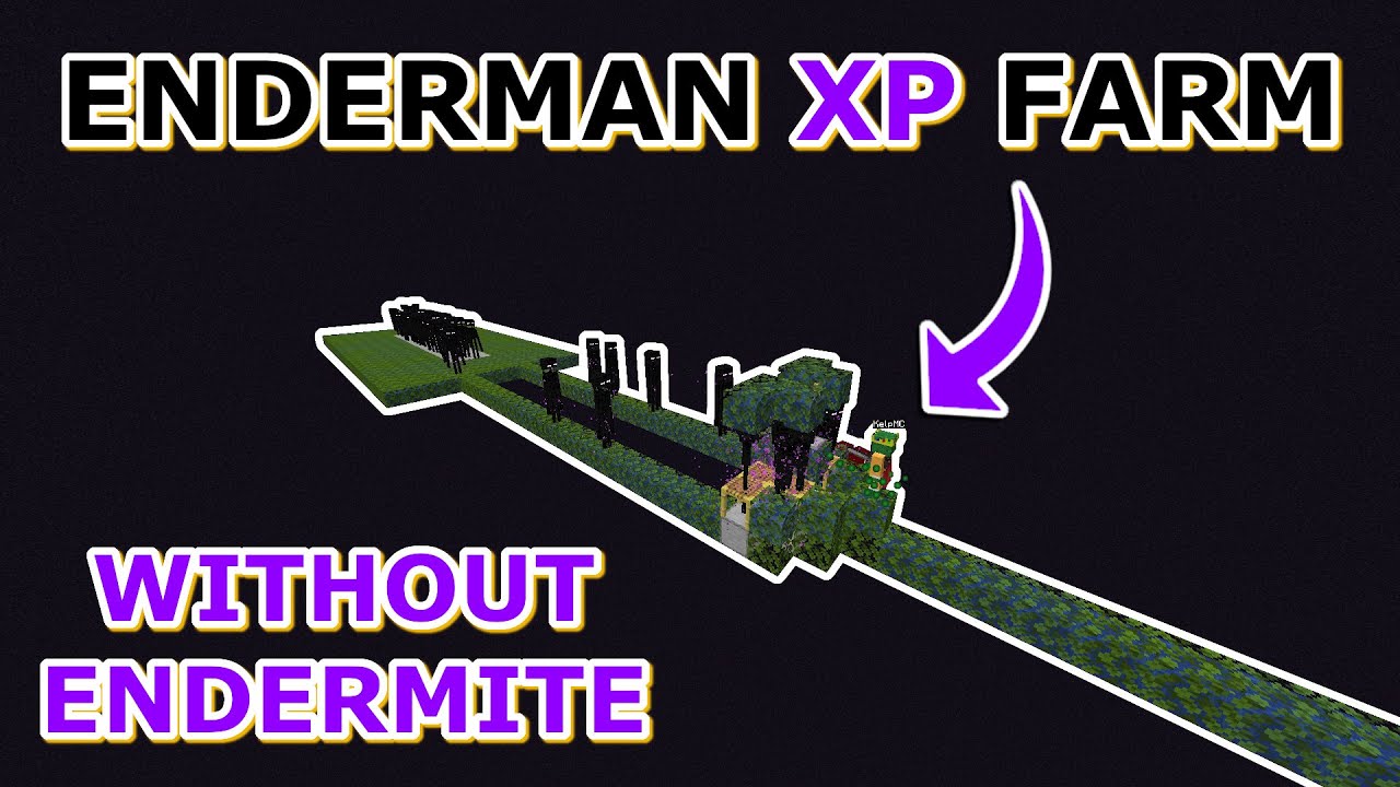 Minecraft Enderman XP Farm 1.20.2 - BEST DESIGN 