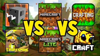Craftsman VS Minecraft PE 1.19 VS Crafting And Building VS Bee Craft VS NEW Games Like Minecraft PE screenshot 2