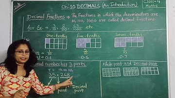 Class 4 Maths Chapter 10: Decimals (An Introduction) | Explanation | Part-I