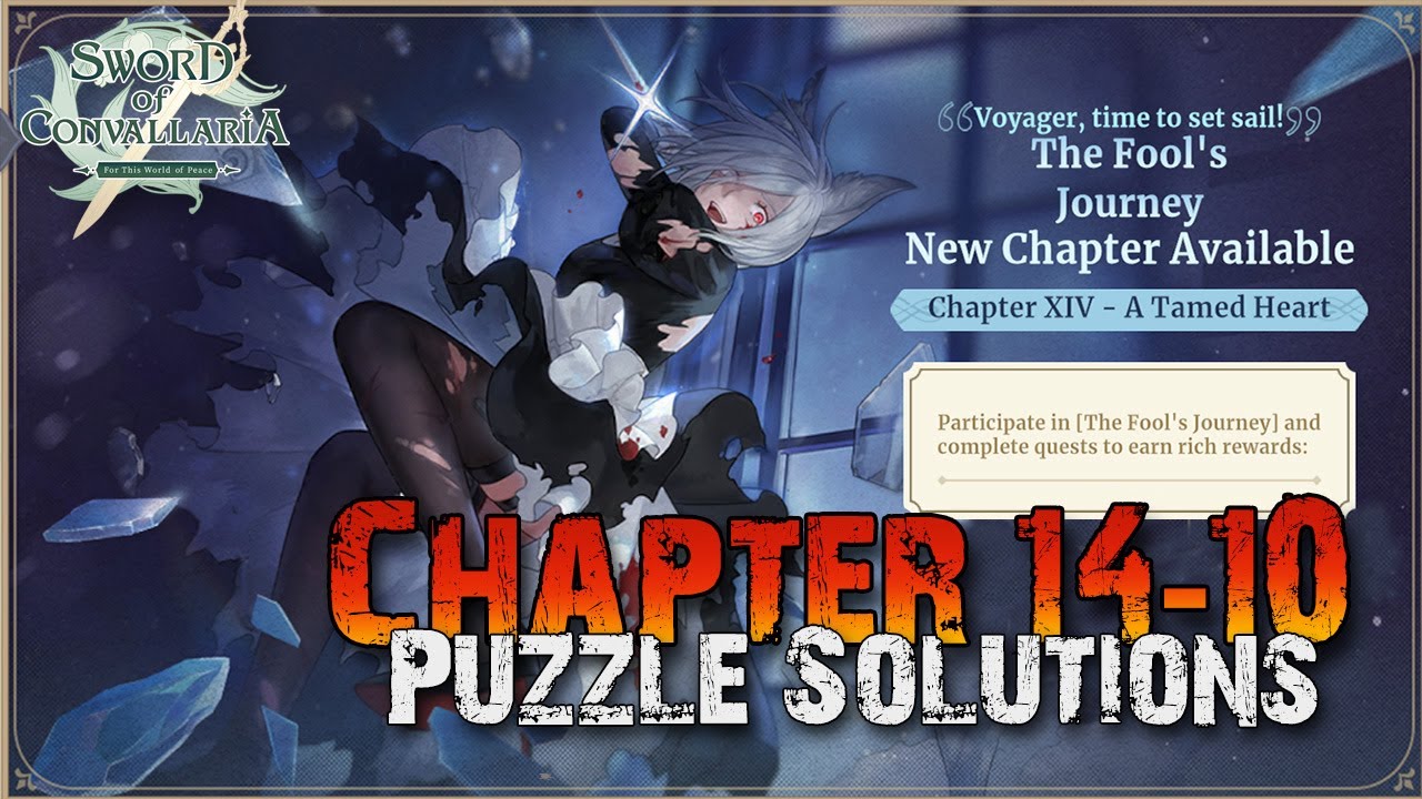 14-10-1, 14-10-2, 14-10-3 - Puzzle Solutions - Fools Journey Chapter 14 [Sword of Convallaria]