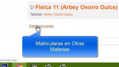 Auto matriculación de estudiantes Moodle