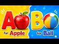 Phonics song 3 with two words in 3d l Phonic sounds of alphabets A to Z|Abc Phonic song for toddlers