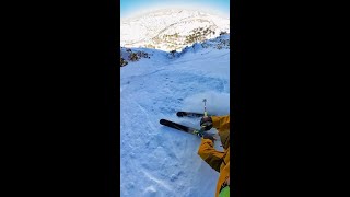 When Main Chute at Alta is open, you have to go for it! 🏔️👀