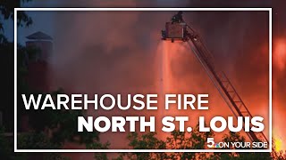 Firefighters battle blaze in downtown St. Louis
