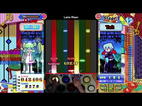[ポップン 解明リドルズ] Late Riser (ヴィジュアル 3 / VISUAL 3) EX mirror