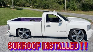 How to install a sunroof in a Chevy Silverado‼