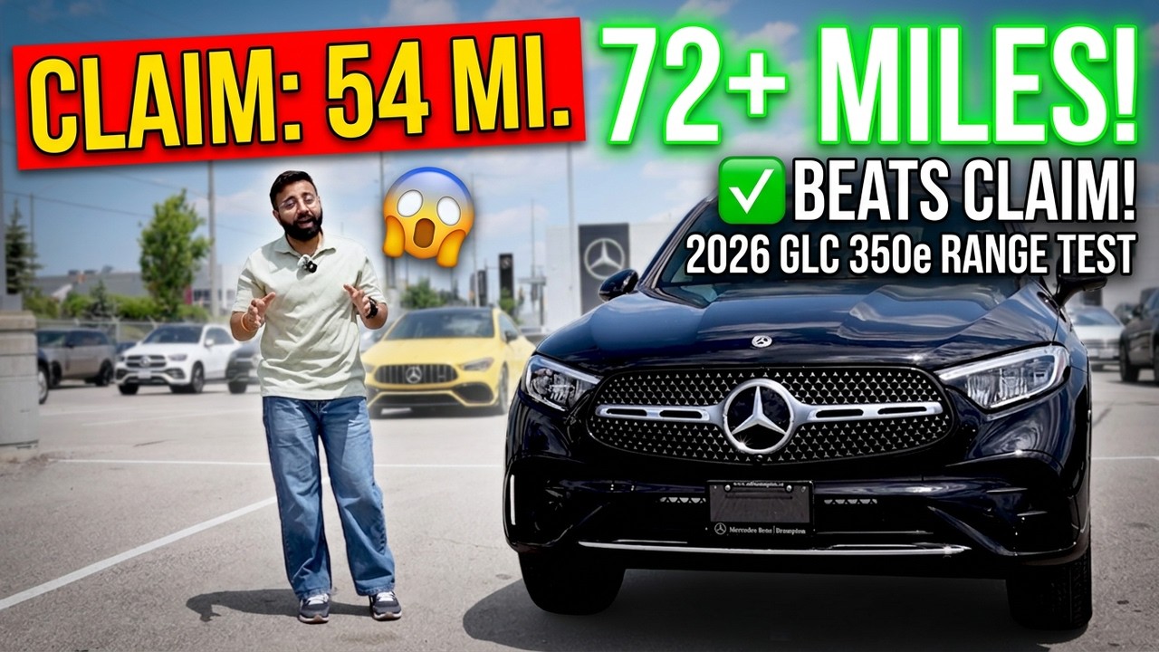 2026 Mercedes GLC 350e Range Test Beats Mercedes' Claim