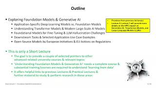 2026 High Performance Computing Short Lecture 7 Foundation Models & Generative AI 💻 Wealth