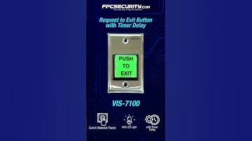 Push to Exit Button with Timer Delay