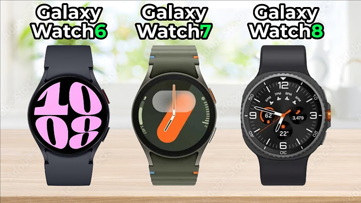 Samsung Galaxy Watch6 Vs Galaxy Watch 7 Vs Galaxy Watch8