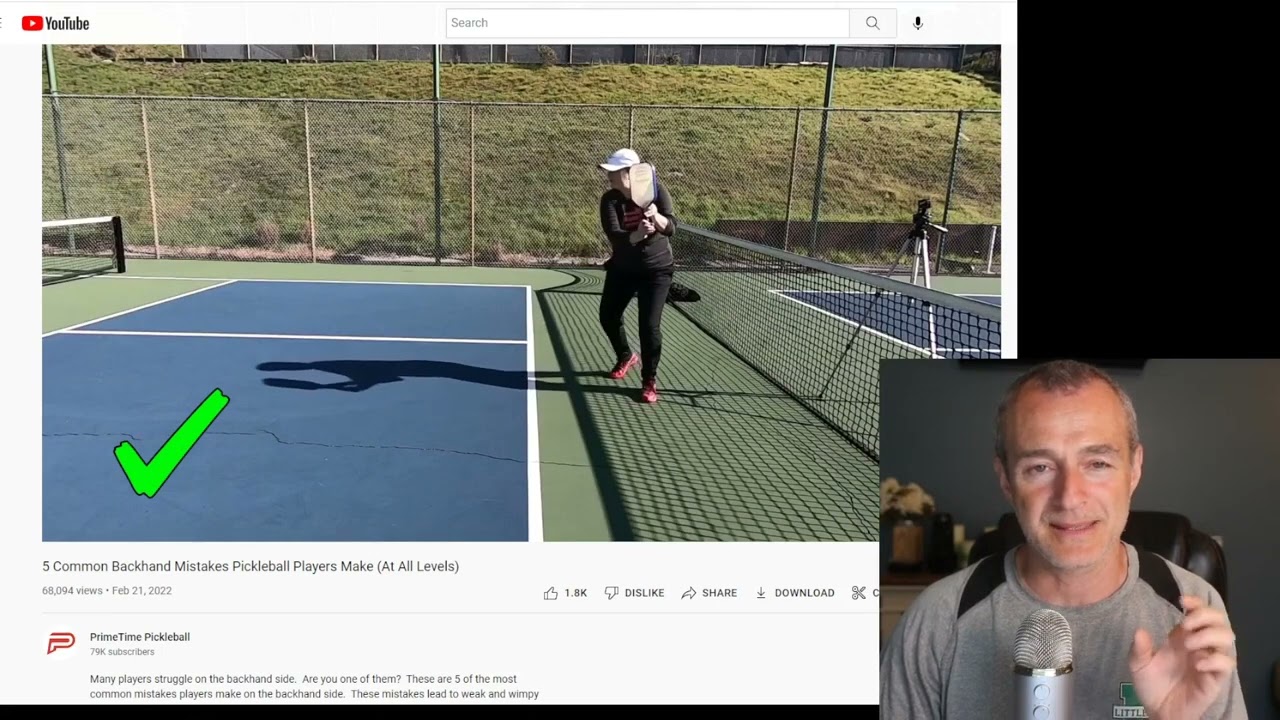 Pickleball Backhand with Shoulder Pain