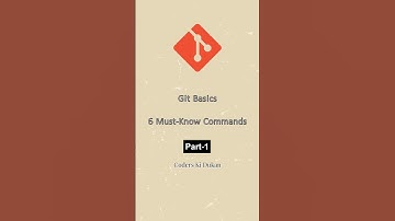 🚀 6 Must-Know Git Commands for Beginners | #ytshorts #shorts #coding #trending #ai