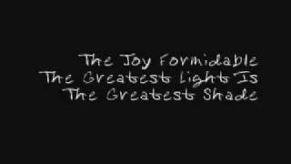 Video thumbnail of "The Joy Formidable- The Greatest Light Is The Greatest Shade"