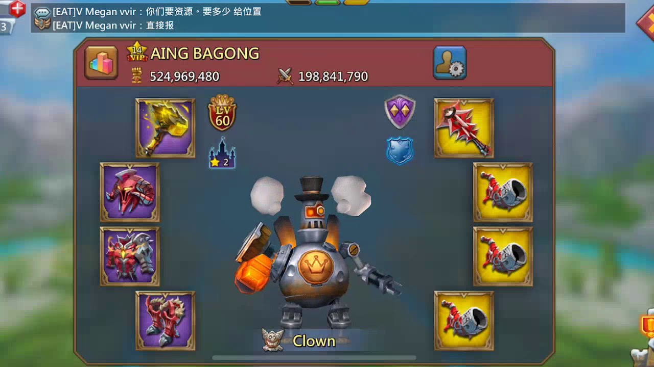 Lords Mobile 500m Rallied (cuz....he was in Monster Hunt gear) YouTube