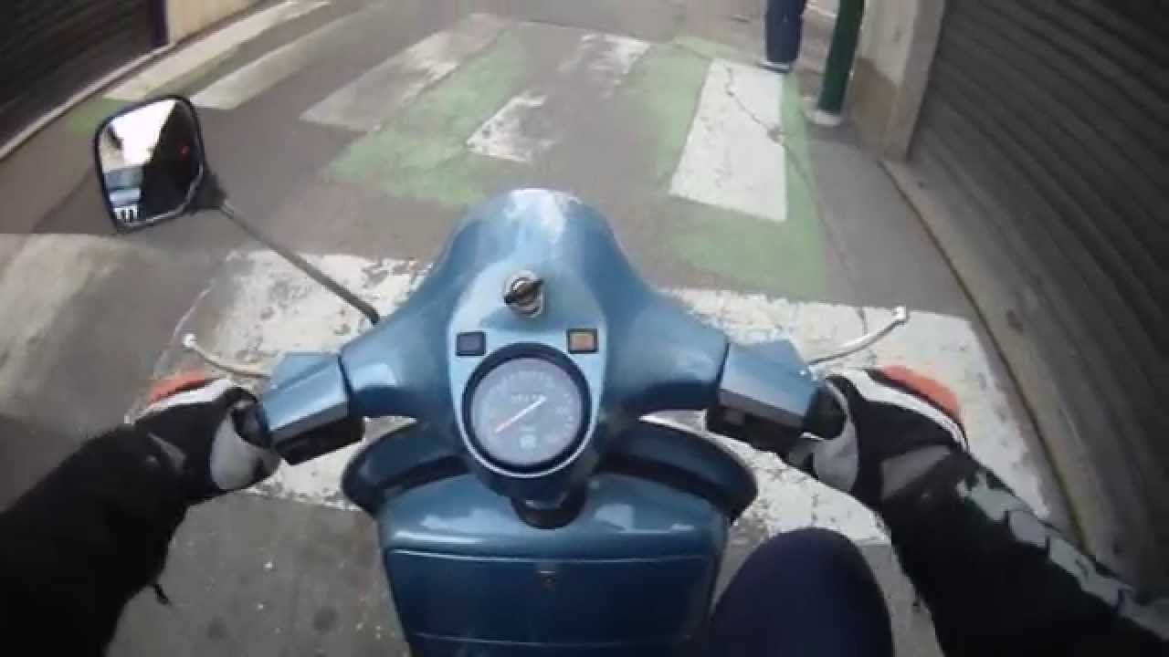 ONBOARD: Ride a 1985 Vespa Px125E  YouTube