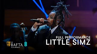 Little Simz performs 'Heart on Fire' at the EE BAFTA Film Awards 2023