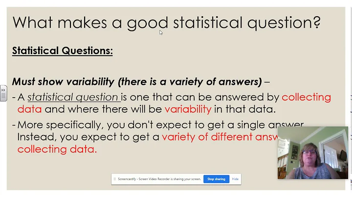 Hardison - 6th - Statistical Questions