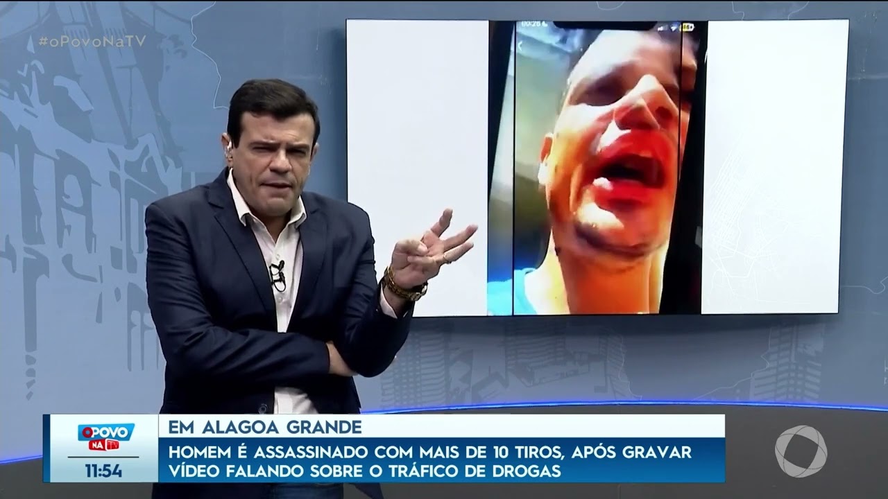 Homem é assassinado após gravar vídeo falando sobre o tráfico de drogas, Alagoa Grande- O Povo na TV