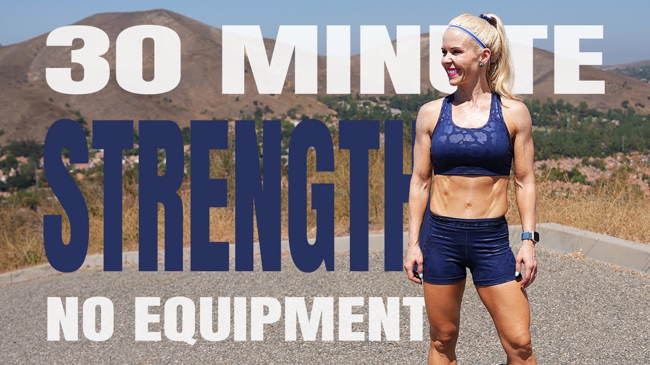 30 MINUTE NO EQUIPMENT STRENGTH WORKOUT Low Impact Full Body Sculpt TRANSFORM 5 YouTube