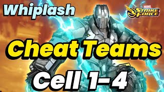 WHIPLASH KYLN HACKS! CELL 1 to 4 CHEAT TEAMS! NO TIMELESS ETERNALS! 2026 | MARVEL Strike Force