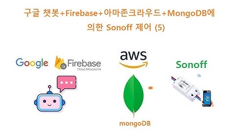 구글 챗봇+Firebase+아마존크라우드+MongoDB에 의한 Sonoff 제어 (5) [두원공과대학교 AI융합과 김동일교수] 5.25