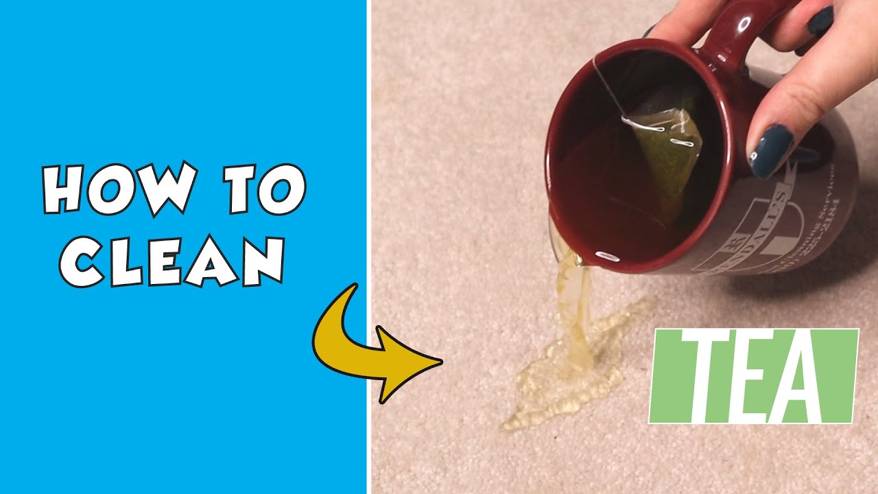 Tea Spill 🍵 How To Clean From Your Carpet YouTube