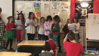 4th Grade Christmas Carolers Caroling