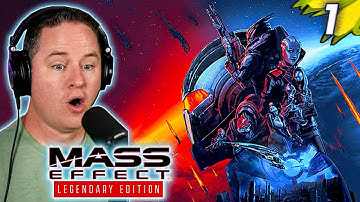 FIRST TIME Playing Mass Effect! | Lets Play Mass Effect [Part 1]